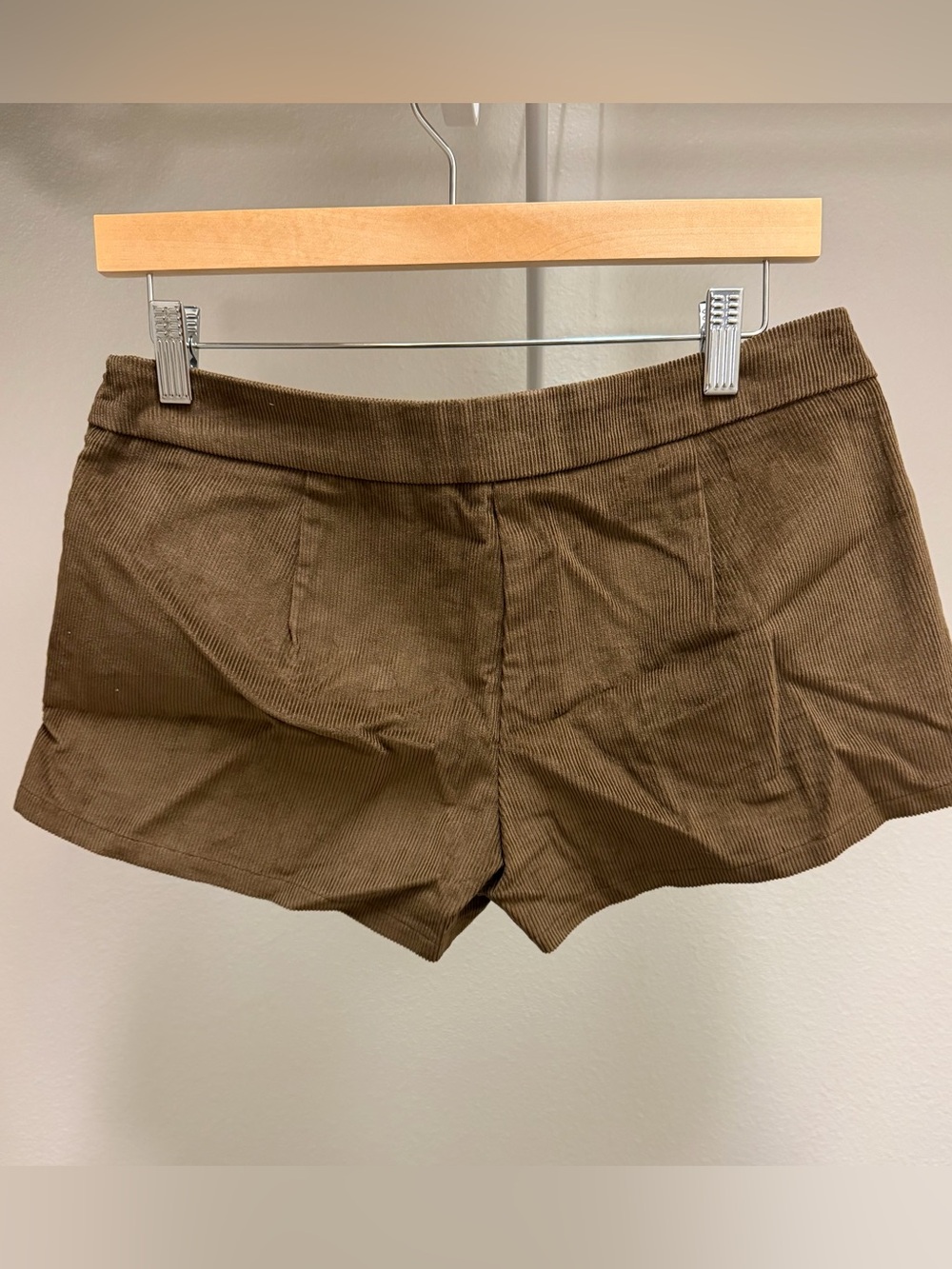 Motel Rocks Low Rise Brown Shorts - Picture 4 of 5